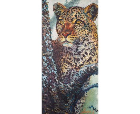 ROLF HARRIS (b.1930) ARTIST SIGNED LIMITED EDITION COLOUR PRINT ?Alert for Prey?, (73/195), with certificate 28? x 14? (71cm 