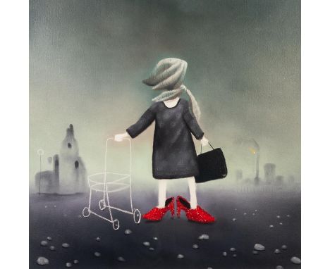 MACKENZIE THORPE (b.1956) ARTIST SIGNED LIMITED EDITION COLOUR PRINT ?Sunday Best?, (36/295), no certificate 26? x 26? (66cm 