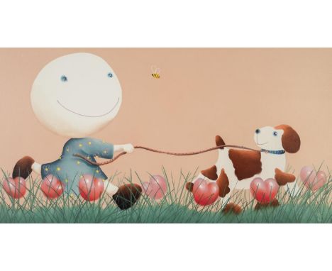 MACKENZIE THORPE (b.1956) ARTIST SIGNED LIMITED EDITION COLOUR PRINT?It?s only a Bee?, (29/295), with certificate 13? X 24? (