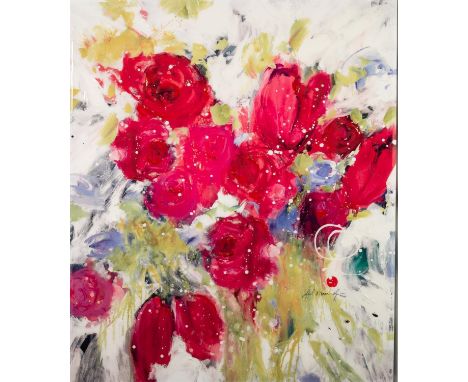DANIELLE O?CONNOR AKIYAMA (b.1957) ARTIST SIGNED LIMITED EDITION ARTIST PROOF COLOUR PRINT ?Unbound Heart?, (51/75), no certi