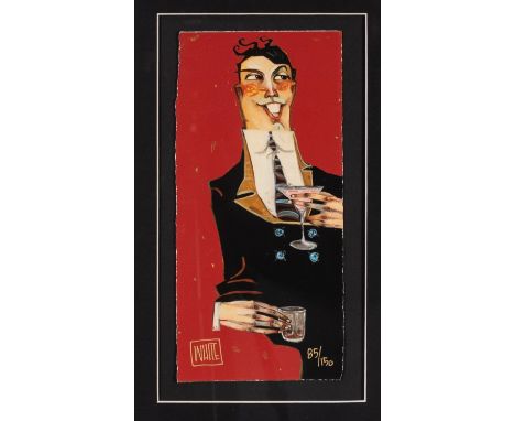 TODD WHITE (b.1969) ARTIST SIGNED LIMITED EDITION COLOUR PRINT?I Knew You?d be Back?, (85/150), no certificate 11? x 5? (28cm