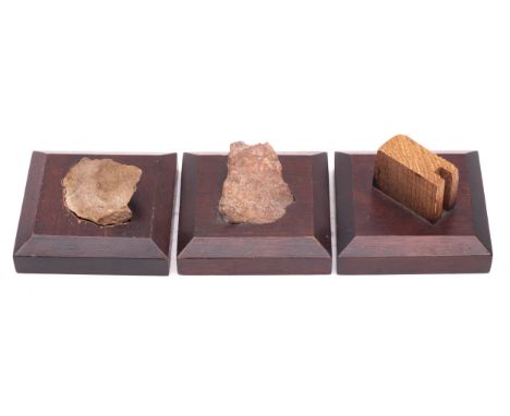 The remaining personal effects of Harwood Elmes Steele (1897-1978), three souvenirs form Kane Basin Detachment of the Ellesme