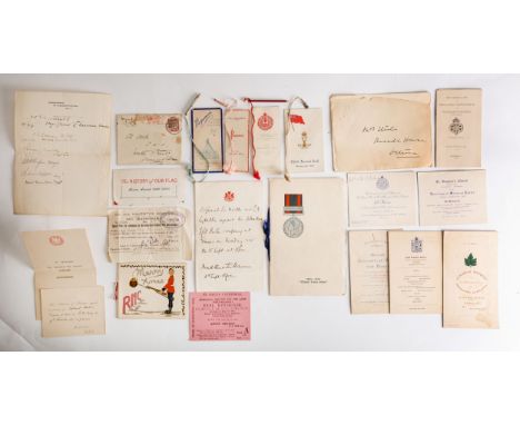 The remaining personal effects of Major General Sir Samuel Benfield Steele (Medonet, Canada 1848- London 1919), a group of in