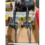 (2) Baxter Pneumatic Belt Sanders