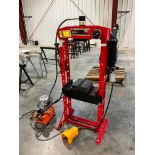 AFF Super Duty 20-Ton Electric/ Hydraulic H-Frame Shop Press, Model 850ASK, 20" Between Uprights, Ad