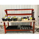 Steel Table, 3' X 8' X 1/2" (No Content)