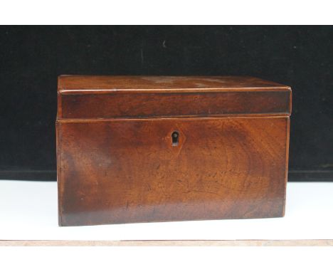 Georgian tea caddy, one lid missing, good all round condition for age 