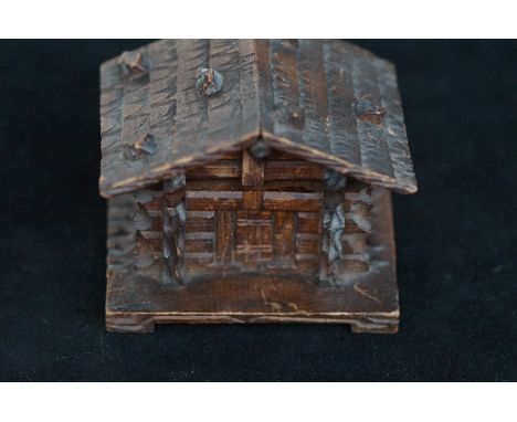 Swiss cottage inkwell 