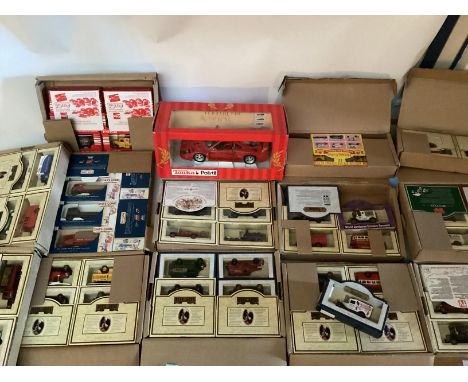 A Very large selection of Toy cars including a Tonka Large scale postili reed racing car and dozens of still in shipper days 