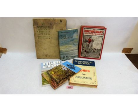 Five volumes, viz; The Hunting Diary and Guide for 1926-1927; Commercial Grower; Tiger Club and two others