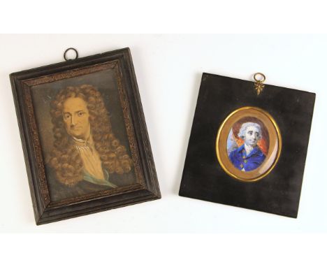 English school (late 18th or early 19th century),A portrait miniature believed to depict Charles James Fox (1749-1806), Whig 
