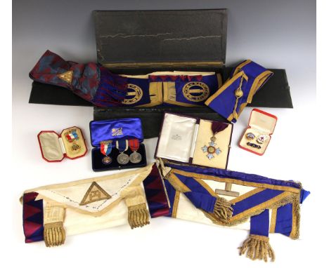 A George V Civil Division C.B.E., George V King's Police Medal, and George V Police Coronation Medal to Joseph Farndale, Chie
