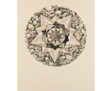 δ M.C. Escher (1898-1972)Order and Chaos II (Bool 402)Lithograph, 1955, on holland wove paper, with full margins, sheet 548 x