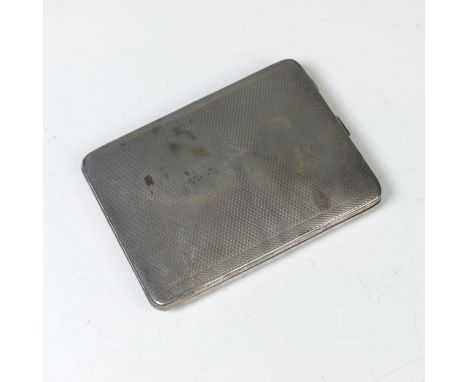 A George V silver Cigarette Case, by William Neale &amp; Son Ltd., hallmarked Birmingham 1927, of hinged rectangular form wit