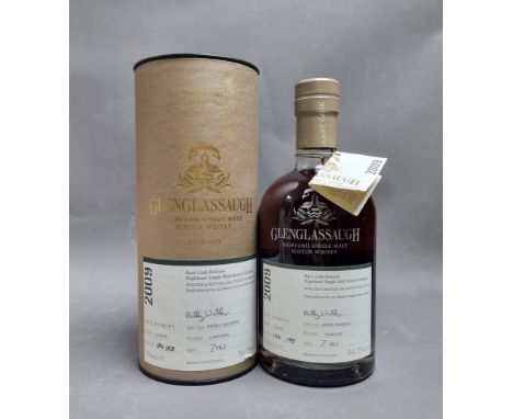 Glenglassaugh 2009 Single Sherry Cask 7 Year Old - Cask No R 1160/#4 - Bottle Number 154 of 155 - 54.7% Vol  Whisky  