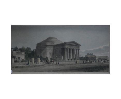 After F.T. Paris, The Colosseum, Regent's Park, hand-coloured engraving, 20cm x 41cm; engraving, Duke of Sussex; The Elevatio