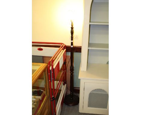 Mahogany std lamp