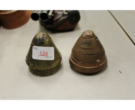 2 WW2 shell head fuses