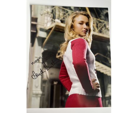 Hayden Panettiere American Actress and Model 10x8 inch signed photo. Good condition. All autographs are genuine hand signed a