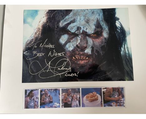 Lawrence Makoare Lord of the Rings Actor, Lurtz 12x8 inch signed photo. Good condition. All autographs are genuine hand signe