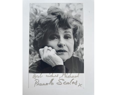 Prunella Scales Legendary Actress, Fawlty Towers 6x4 inch signed photo. Good condition. All autographs are genuine hand signe
