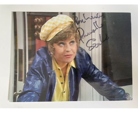 Prunella Scales Legendary Actress, Fawlty Towers 7x5 inch signed photo. Good condition. All autographs are genuine hand signe