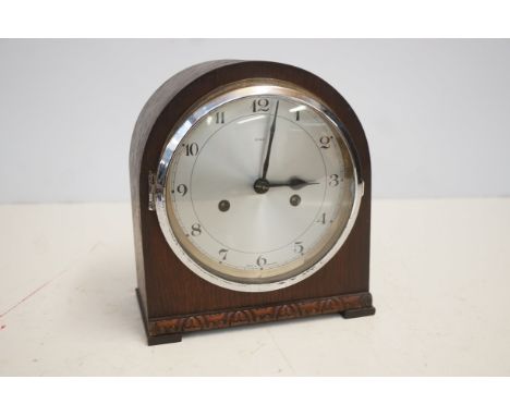 Enfield mantle clock with key &amp; pendulum 