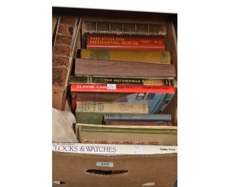 Books - The Matterhorn, Guido Reys  Book of Days, edited by R Chambers, 1863; The Worlds Great Clocks and Wtches;  etc
