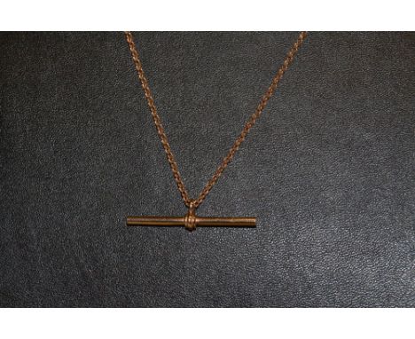 A 9ct gold chain, marked, 5.4g 