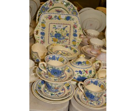 A Mason's Regency pattern part tea and dinner service;  a Royal Standard tea service;  a Czechoslovakia tea service;  etc