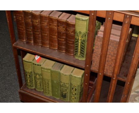Books - Romance and Legend of Chivalry by A R Hope-Moncrieff, others; bound copies of works by Dickens (23)
