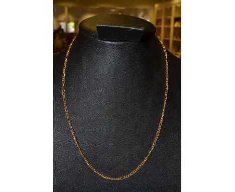 A 9ct gold chain, marked, 2.3g 
