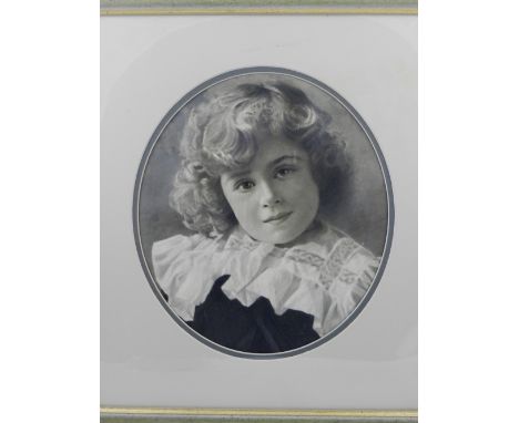 Early 20th century school, Portrait of a Young Child, pencil on paper, unsigned. H: 25cm W: 22cm