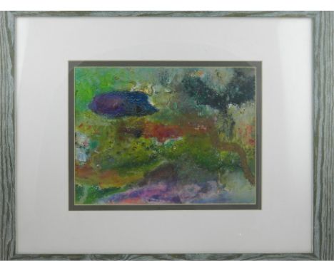 After Jane Deakinson (British, b.1962), Abstract Study, mixed media on board, unsigned. H: 23cm W: 30cm