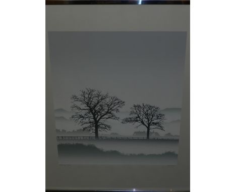 Bob Sanders (British, b.1945), Farmland, lithograph, signed in pencil to lower right margin, numbered 189/200. H: 43cm W: 35c