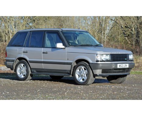 2000 Range Rover P38 2.5 DSE Diesel Automatic. Registration number: W52 LRH.148,180 miles from new.Finished in Blenheim silve