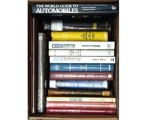 Collection of 30 Various Car Books - To include All the Fiats 1899-2007, Alfa Romeo a History by Peter Hull, The Maharajas Mo