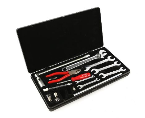 1980's Jaguar tool kit from an XJ6, XJ40, XJS. Jaguar branded Tool Kit made by Gordon Sheffield England In hard case From boo