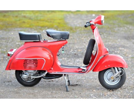 1961 Vespa VBB Standard 150cc 4 Speed. Registration number: 864 XVN.It was imported into the UK in 2020 and UK registered on 