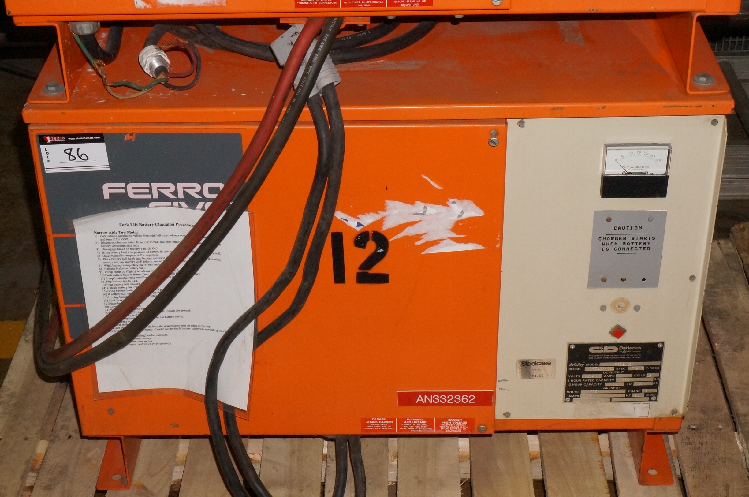 C&D power systems industrial battery charger