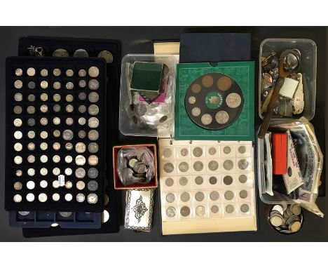 COLLECTION OF COINS INCLUDING SILVER