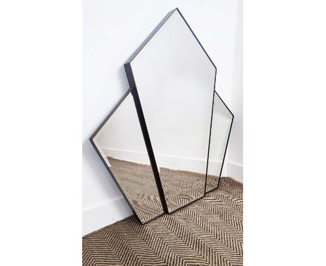 WALL MIRROR, Art Deco style, 99.5cm x 99.5cm approx.