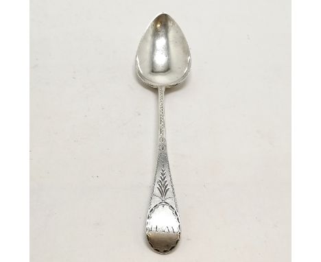 1800 George III Exeter silver spoon by Richard Jenkins - 21cm &amp; 48g