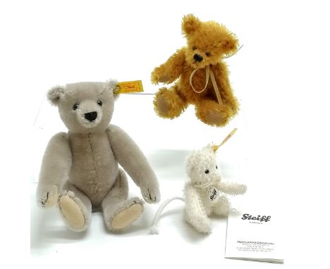 Steiff bear (15cm) + Steiff mouse &amp; Hardy bears teddy - in good used condition 
