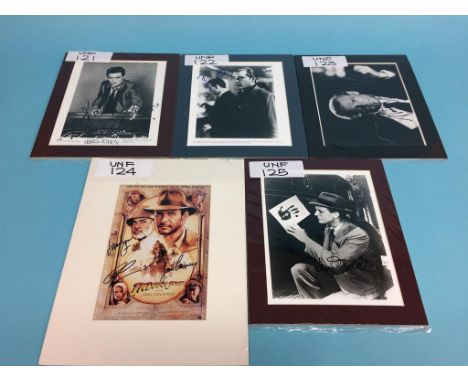 Autographs to include; Kevin Spacey, Richard Dawson, Matt Dillon (2), Ray Liotta, Michael Douglas, John Travolta, Nick Nolte,