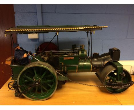 A live model steam roller, 'Margaret Rose', 36" length x 13" wide