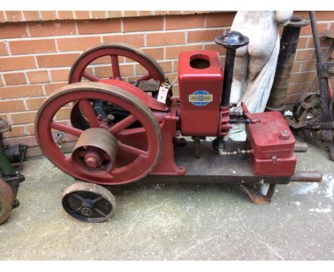 An American 'The Associated Line', stationary engine, Waterloo, Iowa, USA