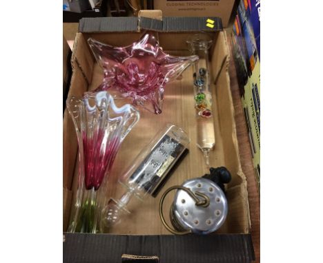 Tray of assorted including a Miners lamp etc.