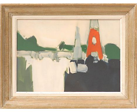AFTER NICOLAS DE STAËL 'Paris - La Tour Eiffel', 1974, lithograph on velin d'Arches, edition of 600, from the 'Abstraits par 
