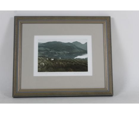 Rolf Parker (b 1960, Stockton- on-Tees),
"Early Light, Loweswater",
Signed in pencil lower right, dated 2004,
Limited edition